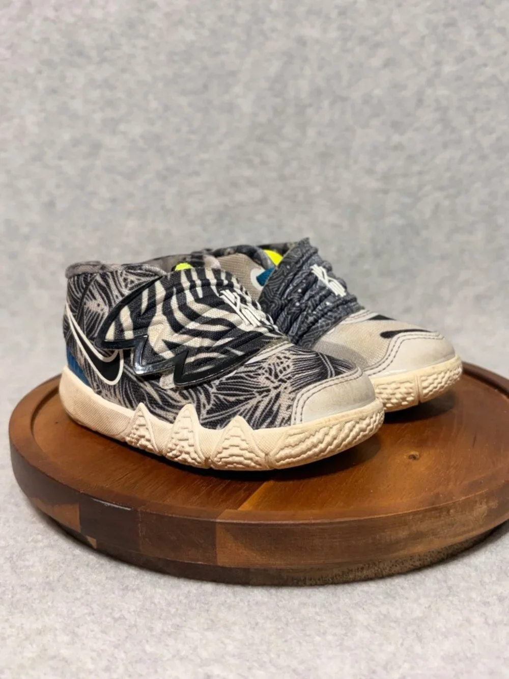 Nike Kybrid S2 TD 'What The Neon' Toddler Shoes Zebra & Palm Print Size 5C